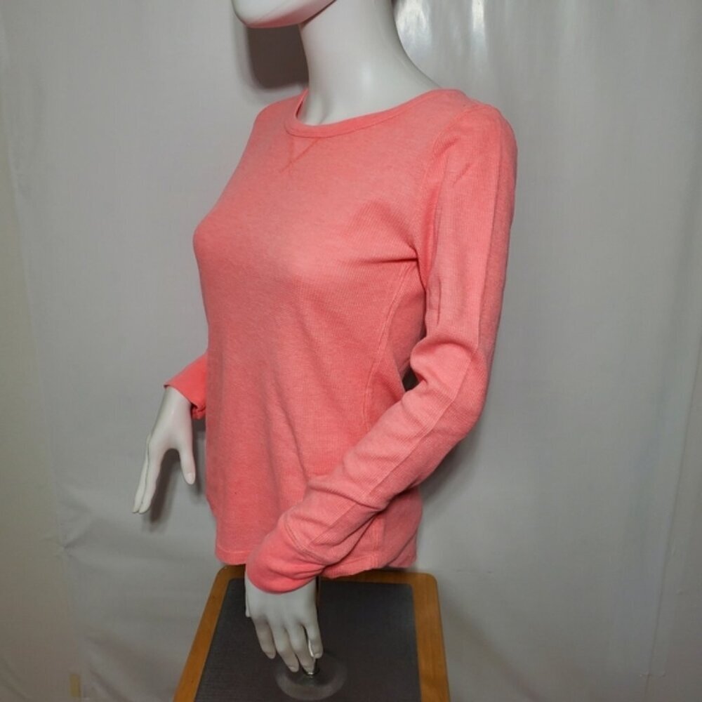 Gap Fit Women’s Bright Coral Long Sleeve Tee – Size XS - Picture 4 of 9
